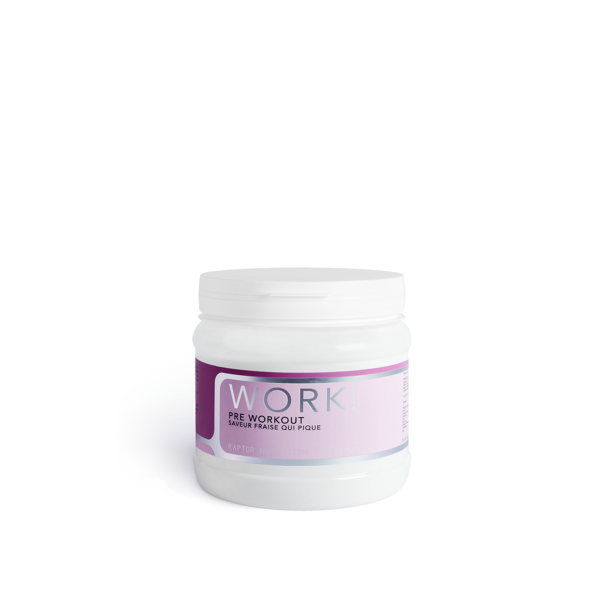 WORK ! - PreWorkout - Énergie, Pump, Concentration — Fraise qui Pique !